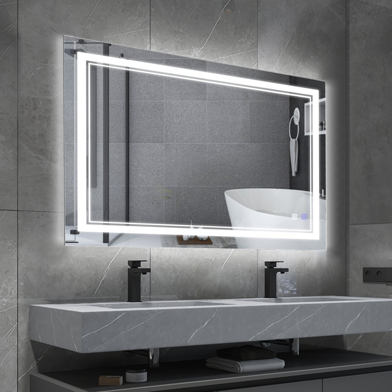 Brayden Studio® Hedwige Led Fog Free Modern & Contemporary Frameless